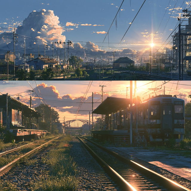 Makoto Shinkai style, Midjourney V8.2, render 1 of 4