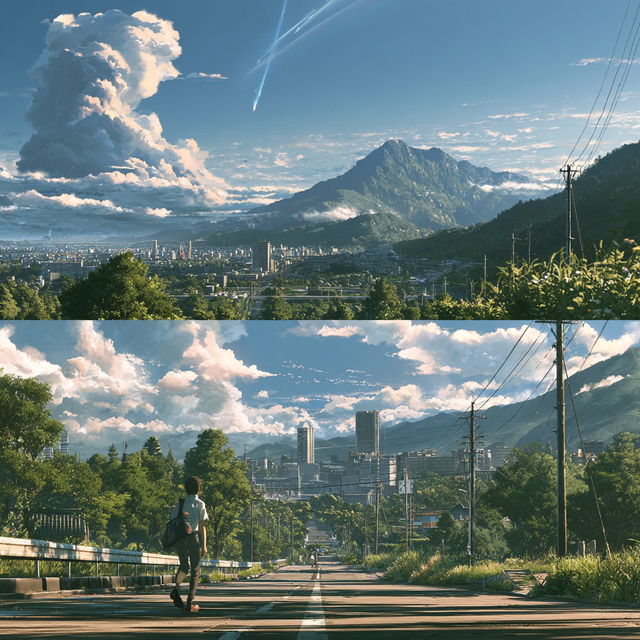 Makoto Shinkai style, Midjourney V8.2, render 4 of 4