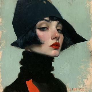 Malcolm Liepke style, Midjourney V8.2, render 3 of 4
