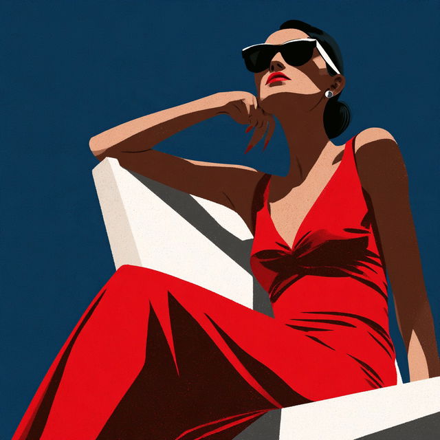 Malika Favre style, Midjourney V8.2, render 2 of 4