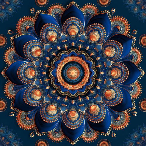 Mandala style (Techniques), Midjourney V8.2
