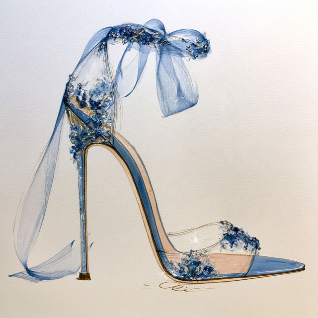 Manolo Blahnik style, Midjourney V8.2, render 4 of 4