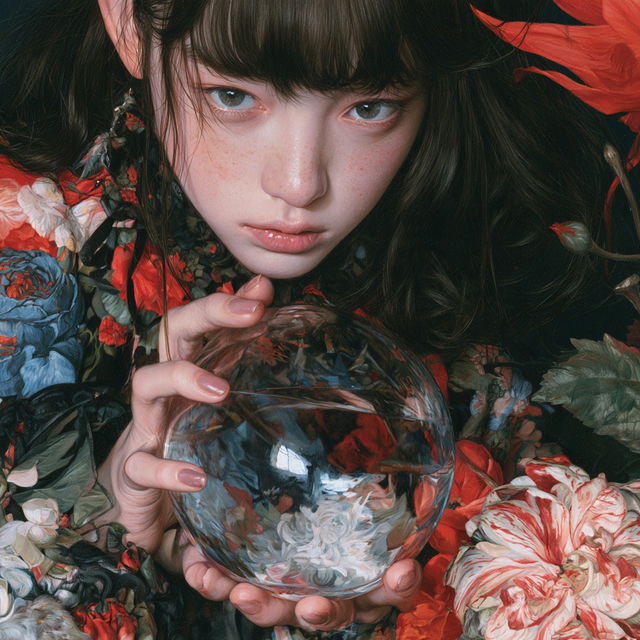 Mao Hamaguchi style, Midjourney V8.2, render 1 of 4