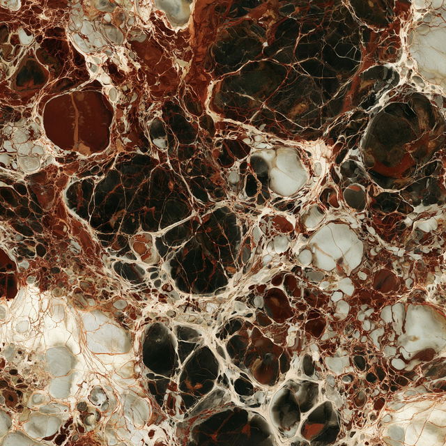 Marbled texture style, Midjourney V8.2, render 2 of 4