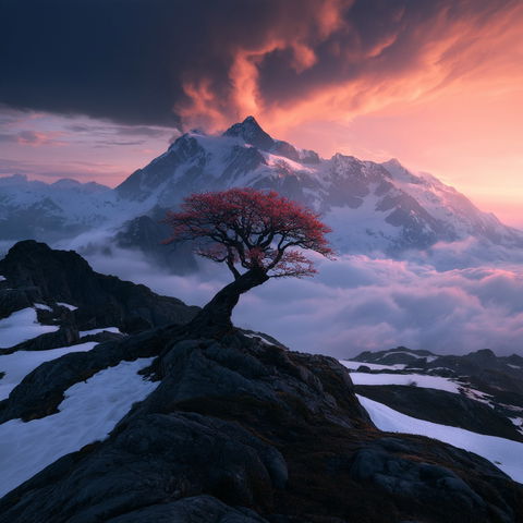 Marc Adamus style (Photographers), Midjourney V8.2