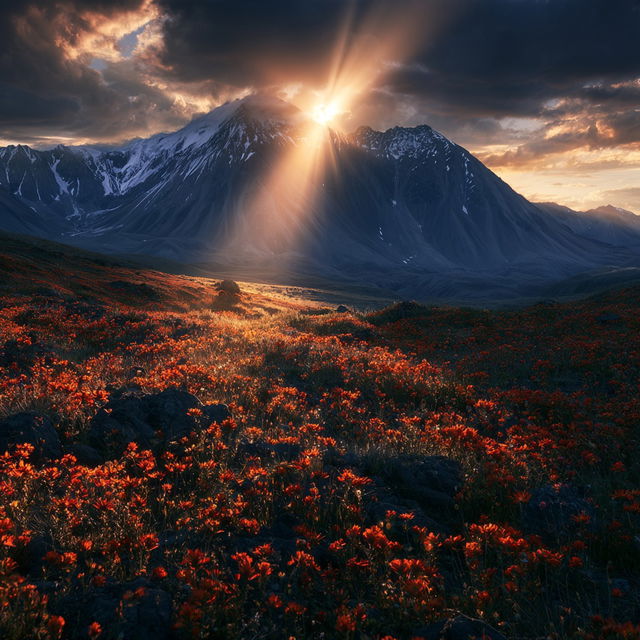 Marc Adamus style, Midjourney V8.2, render 2 of 4