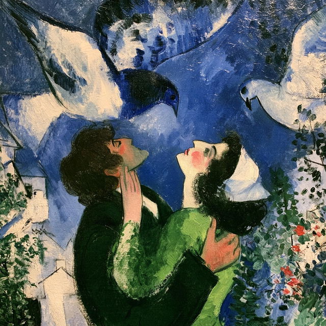 Marc Chagall style, Midjourney V8.2, render 3 of 4