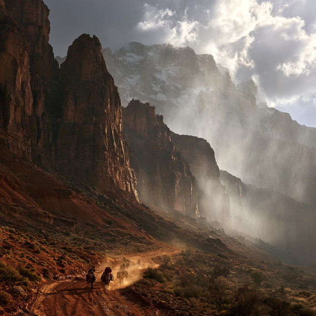 Marc Muench style, Midjourney V8.2, render 2 of 4