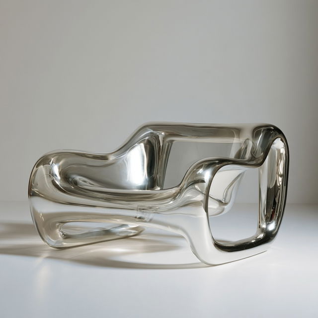 Marc Newson style, Midjourney V8.2, render 2 of 4