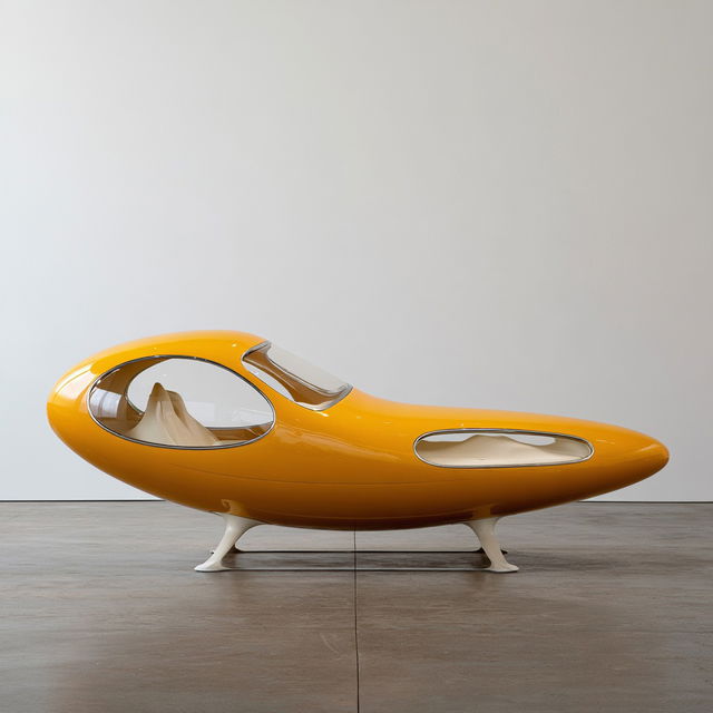 Marc Newson style, Midjourney V8.2, render 1 of 4