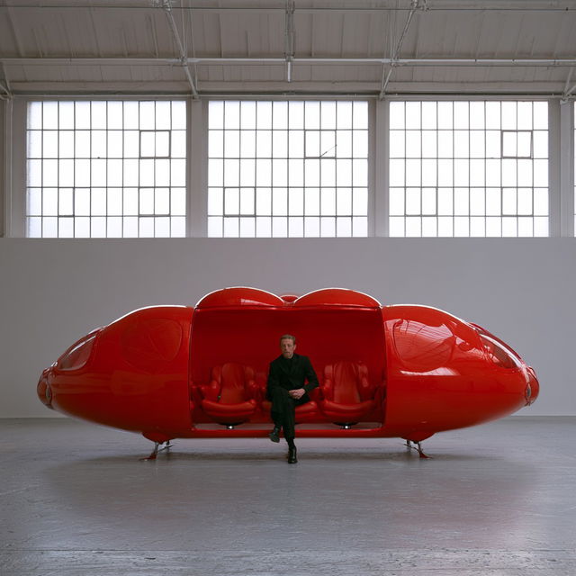 Marc Newson style, Midjourney V8.2, render 3 of 4