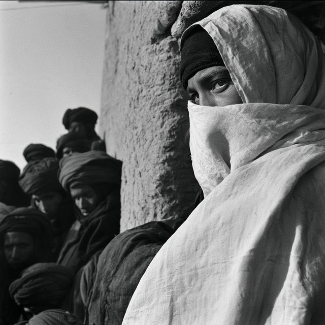 Marc Riboud style, Midjourney V8.2, render 1 of 4