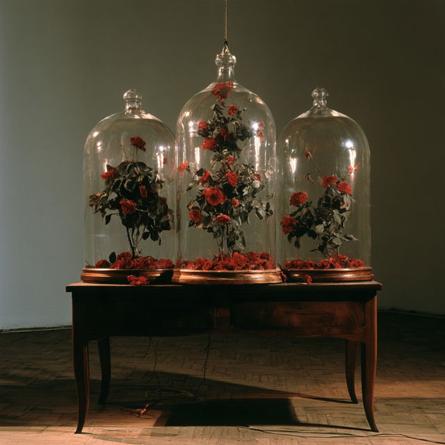 Marcel Broodthaers style, Midjourney V8.2, render 1 of 4