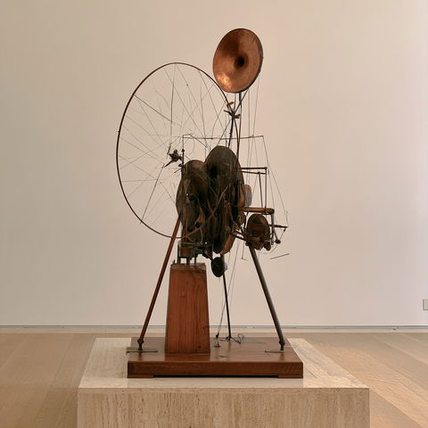 Marcel Duchamp style (Painters), Midjourney V8.2