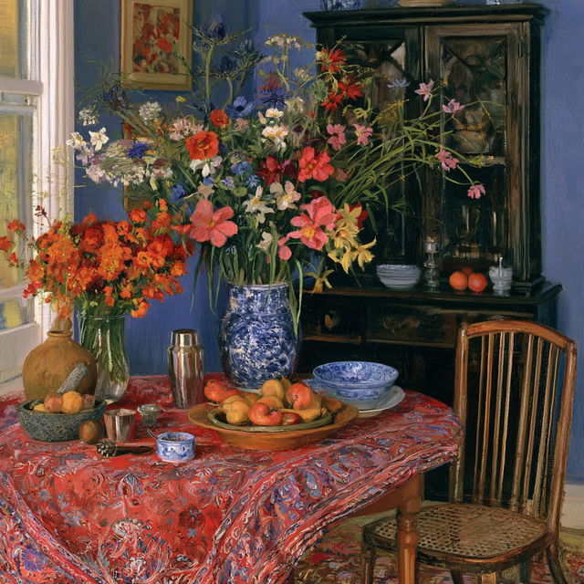 Margaret Olley style, Midjourney V8.2, render 2 of 4