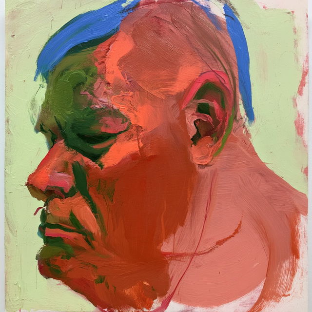 Maria Lassnig style, Midjourney V8.2, render 4 of 4
