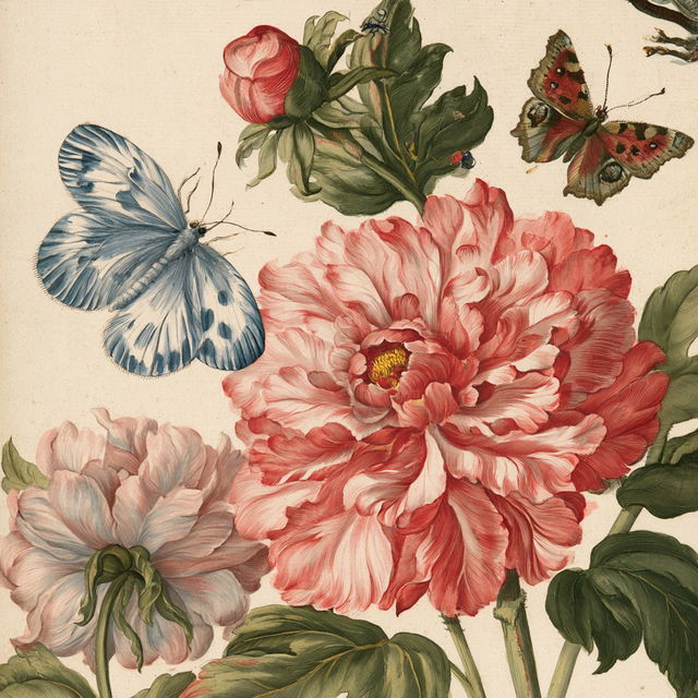 Maria Sibylla Merian style, Midjourney V8.2, render 3 of 4