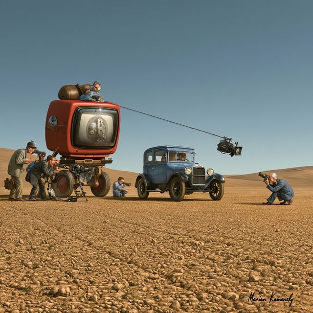 Marian Kamensky style, Midjourney V8.2, render 1 of 4