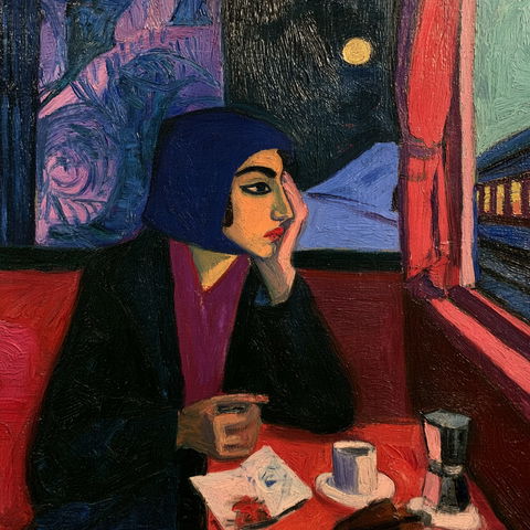 Marianne von Werefkin style (Painters), Midjourney V8.2