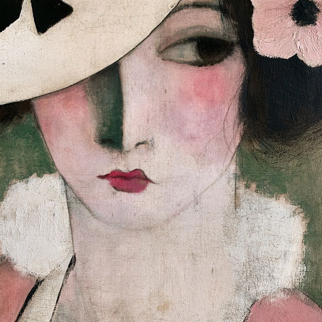 Marie Laurencin style, Midjourney V8.2, render 1 of 4