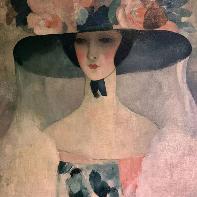Marie Laurencin style, Midjourney V8.2, render 4 of 4