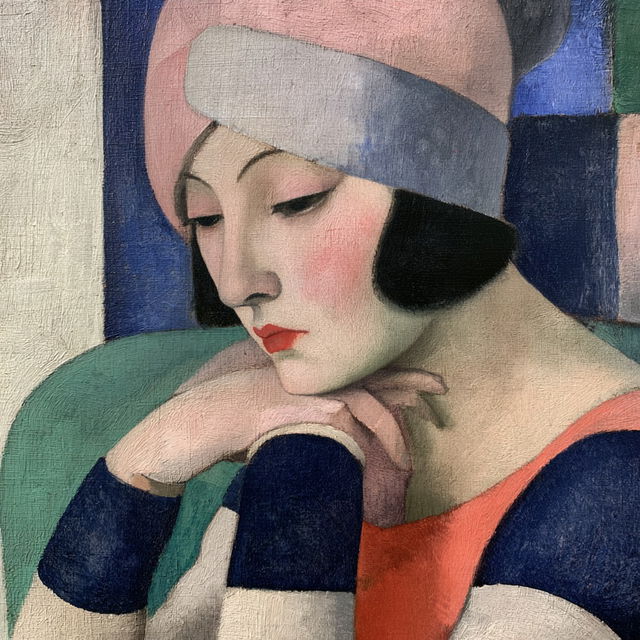 Marie Laurencin style, Midjourney V8.2, render 3 of 4