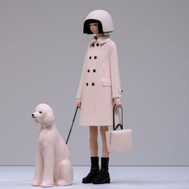 Mariko Mori style, Midjourney V8.2, render 1 of 4