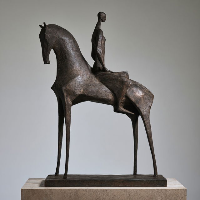 Marino Marini style, Midjourney V8.2, render 4 of 4
