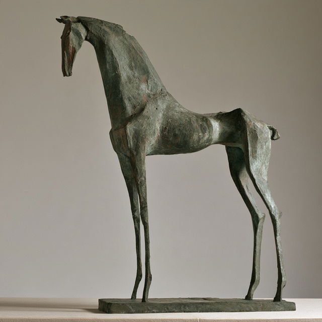 Marino Marini style, Midjourney V8.2, render 3 of 4