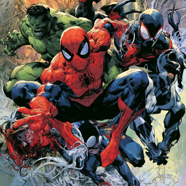 Mark Bagley style, Midjourney V8.2, render 2 of 4