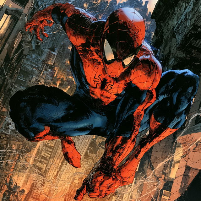 Mark Bagley style, Midjourney V8.2, render 4 of 4