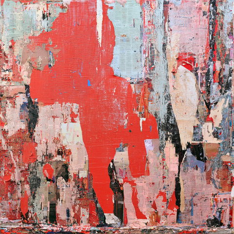 Mark Bradford style (Painters), Midjourney V8.2