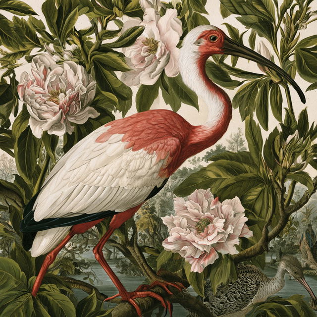 Mark Catesby style, Midjourney V8.2, render 3 of 4