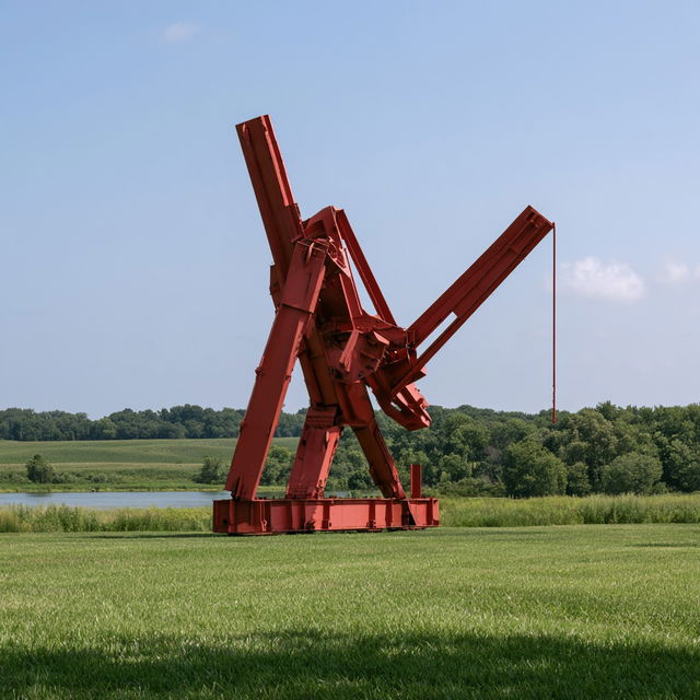 Mark di Suvero style, Midjourney V8.2, render 2 of 4