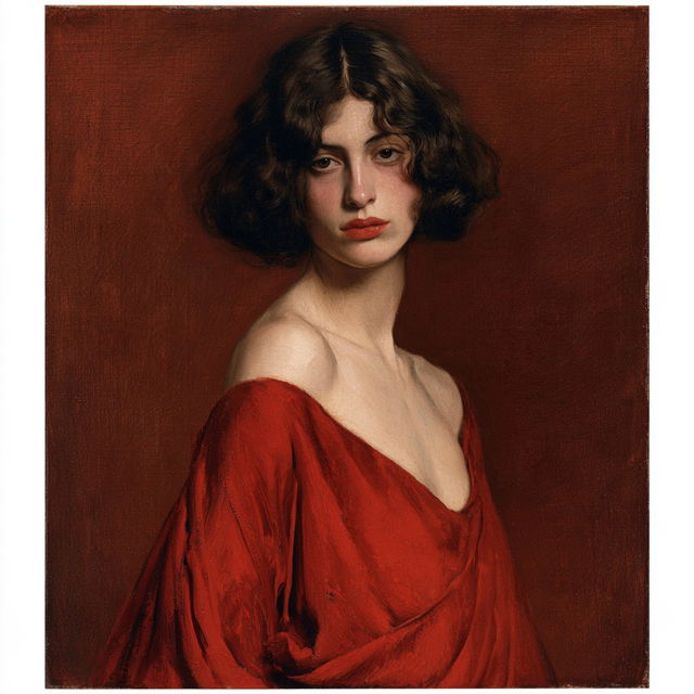 Mark Gertler style, Midjourney V8.2, render 3 of 4