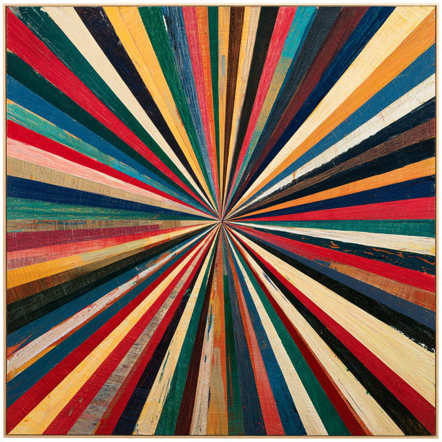 Mark Grotjahn style, Midjourney V8.2, render 3 of 4