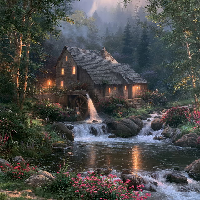 Mark Keathley style, Midjourney V8.2, render 4 of 4