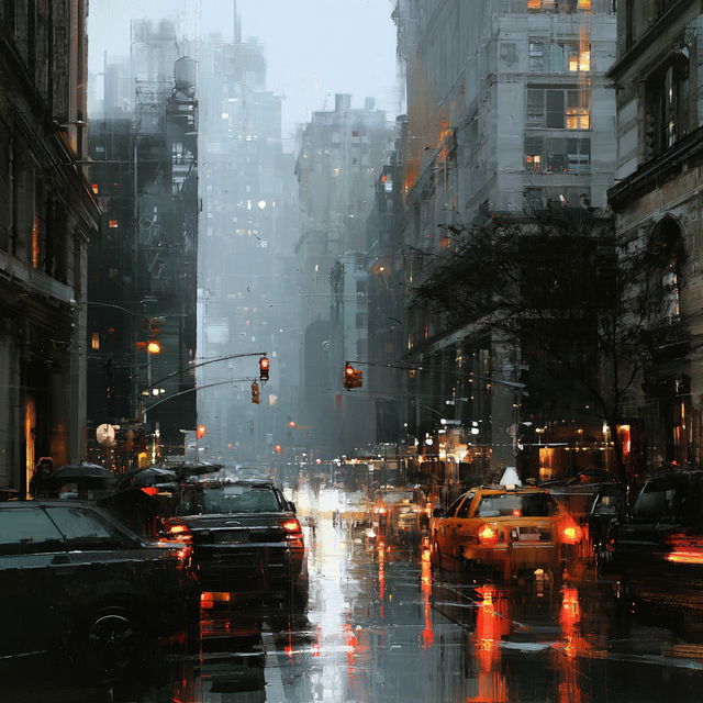 Mark Lague style, Midjourney V8.2, render 2 of 4