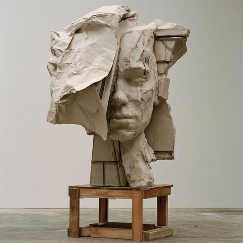 Mark Manders style (Sculptors), Midjourney V8.2
