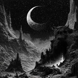 Mark Riddick style, Midjourney V8.2, render 1 of 4
