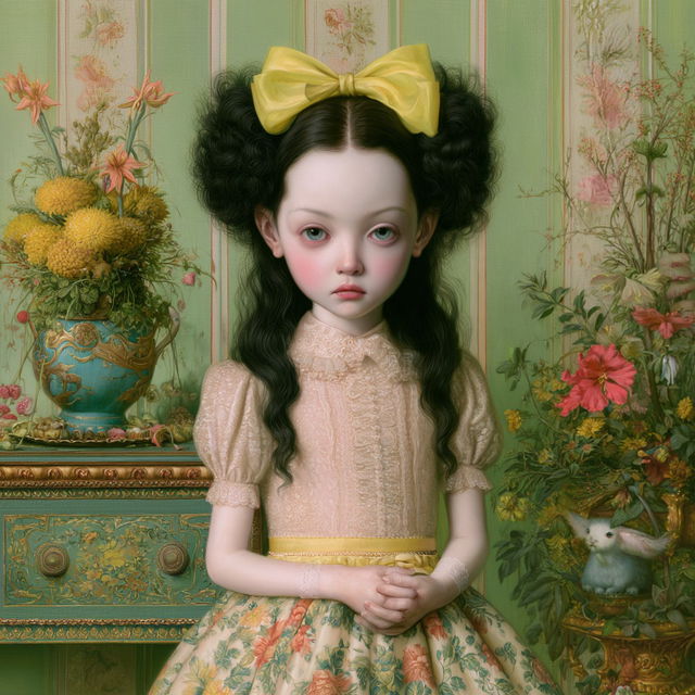 Mark Ryden style, Midjourney V8.2, render 4 of 4