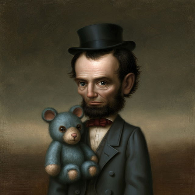 Mark Ryden style, Midjourney V8.2, render 3 of 4
