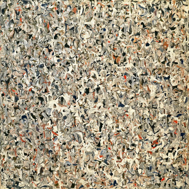 Mark Tobey style, Midjourney V8.2, render 3 of 4