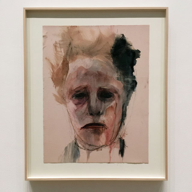 Marlene Dumas style, Midjourney V8.2, render 4 of 4