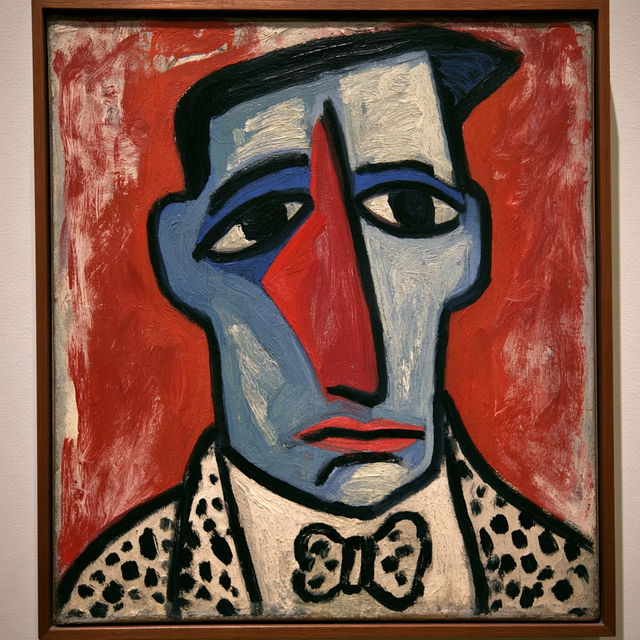 Marsden Hartley style, Midjourney V8.2, render 2 of 4