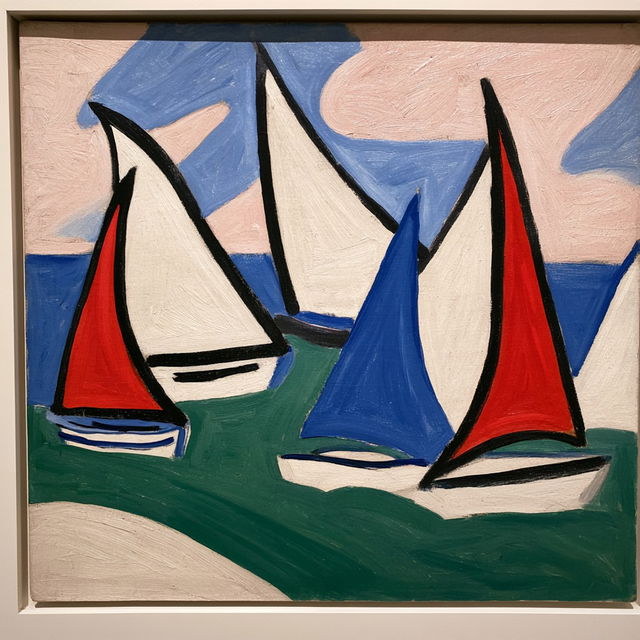 Marsden Hartley style, Midjourney V8.2, render 1 of 4
