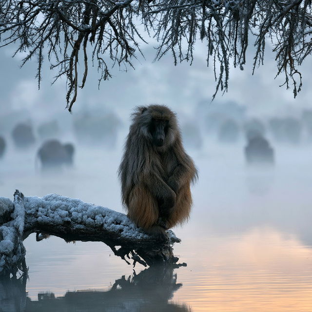 Marsel van Oosten style, Midjourney V8.2, render 1 of 4