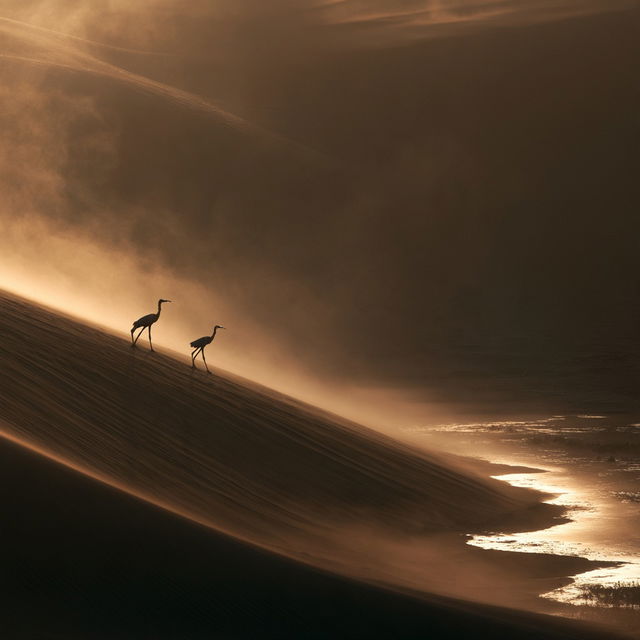 Marsel van Oosten style, Midjourney V8.2, render 3 of 4