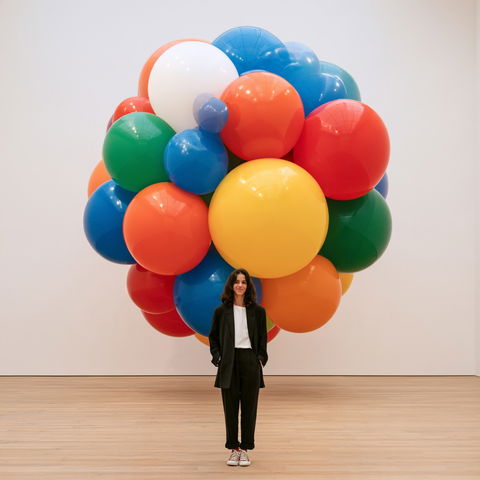 Martin Creed style (Sculptors), Midjourney V8.2