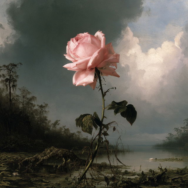 Martin Johnson Heade style, Midjourney V8.2, render 2 of 4